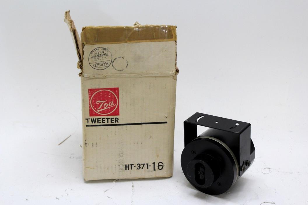 Audiophile Quality TOA HT-371-16 SUPER TWEETER High Frequency Driver