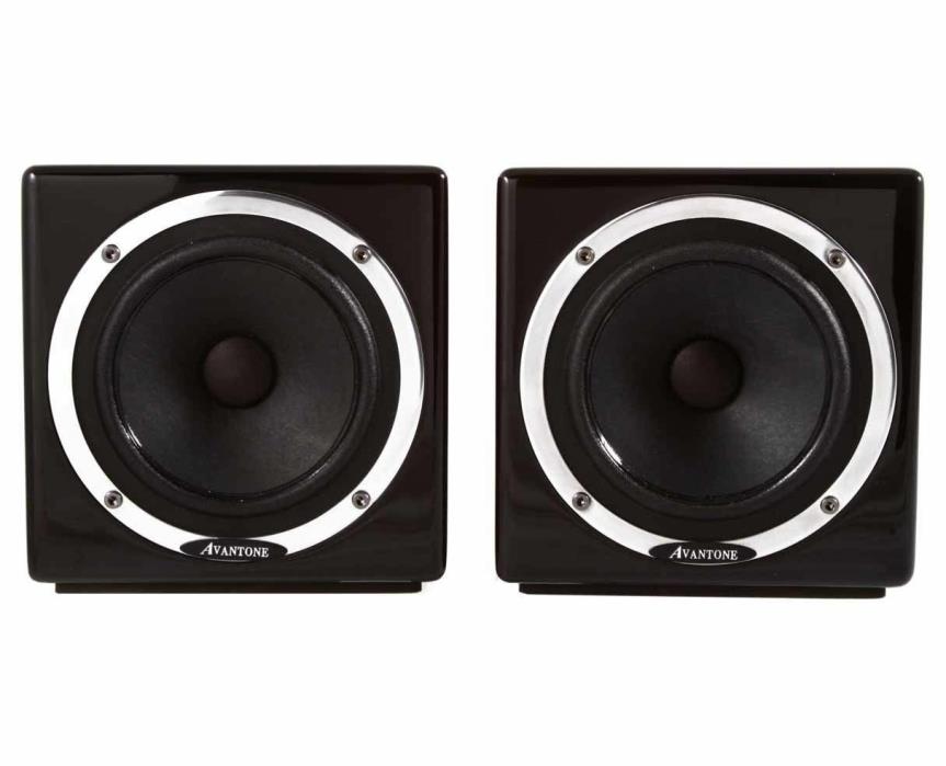 Avantone AB Active Black Monitor Pair Reference MixCube Mix Cube Monitors NEW