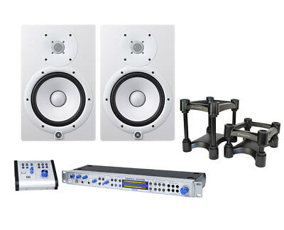 2x Yamaha HS8 White Studio Monitor +PreSonus Central Station PLUS +IsoAcoustics