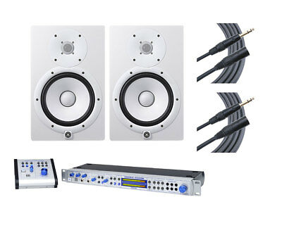 2x Yamaha HS8 White Studio Monitor +PreSonus Central Station PLUS +Mogami Cables