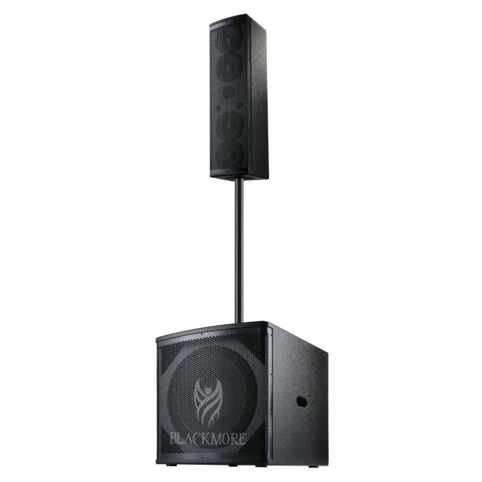 Blackmore Full-Range 4800W Bluetooth/MP3 PA System w/ 15-inch Powered Subwoofer
