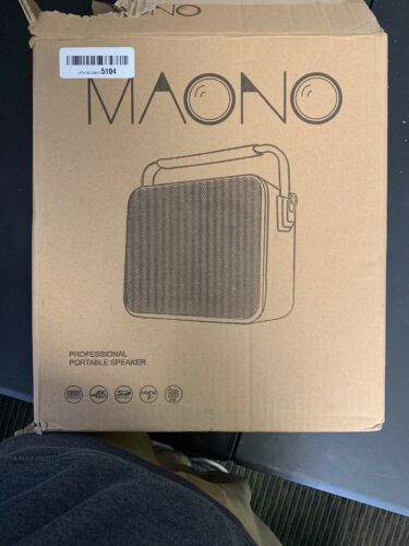 30W MAONO Wireless PA system, NEW,Two Handheld Microphones Karaoke Machine,Black