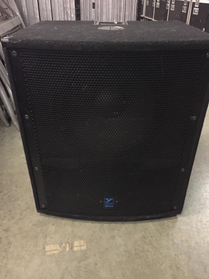 (2) YORKVILLE LS801P POWERED SUBWOOFER 1500 Watts - Nice condition