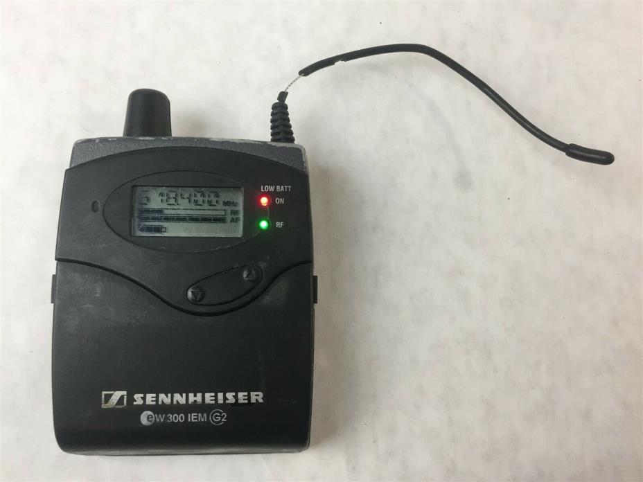 Sennheiser EK 300 IEM G2 Diversity Receiver A Band Frequency 518-554MHz Monitor