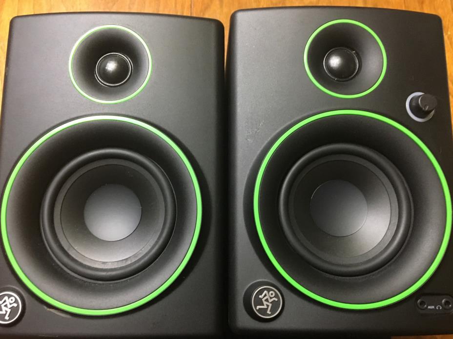 MACKIE CR 4 CREATIVE REFERENCE MONITORS, STANDARD PAIR- EXCELLENT CONDITION