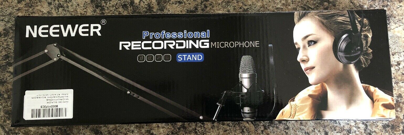 Neewer Professional Recording Microphone Stand Suspension Boom Scissor Arm