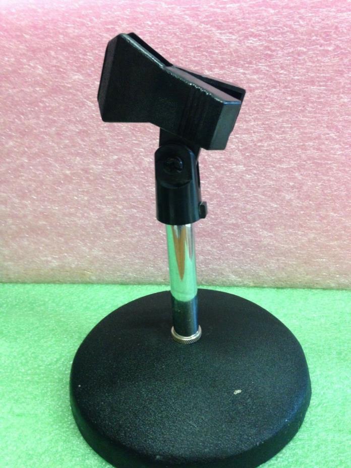 Table top Microphone Base Clamp Clip Stand     *37