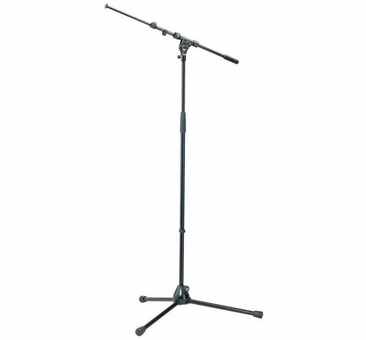 K&M 210/9B Tripod Microphone Stand w/ Telescopic Boom *FREE SHIPPING* *NEW*