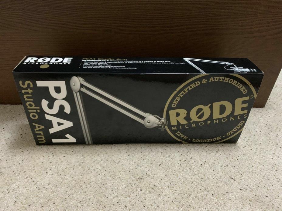 Rode PSA1 Swivel Mount Studio Microphone Boom Arm Broadcast Standard! PSA-1 Mint