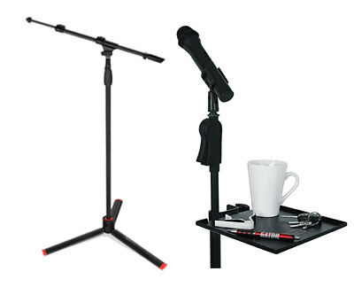 Gator GFW-ID-MIC ID Series Tripod Mic Stand + Small Utility Shelf