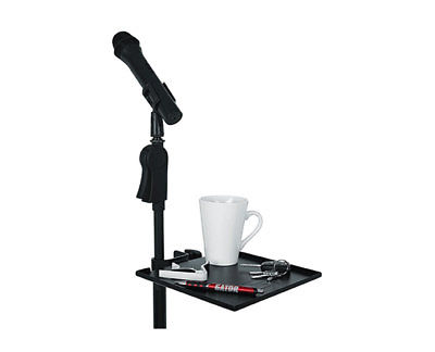 Gator Frameworks GFW-SHELF0909 Small Microphone Stand Clamp-On Utility Shelf