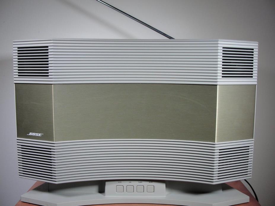 Bose Acoustic Wave Stereo AW-1 AM/FM/Cassette/Aux with AWMS Pedestal PD-1