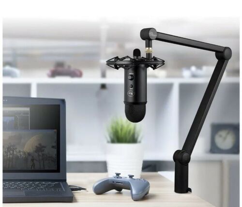 Blue Brand Professional Microphone Arm Stand For Blue Yeti, Blue Snowball.