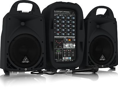 Behringer Europort PPA500BT Ultra-Compact 500-Watt 6-Channel PA System w/ Blueto