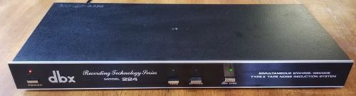 DBX Model 224 Recording Technology Series Encode/Decode Noise Reduction
