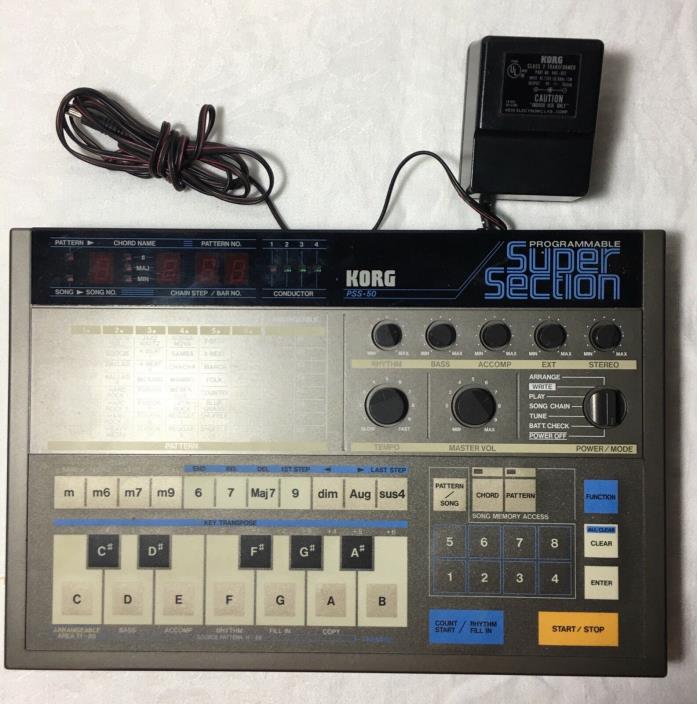 KORG PSS-50 Super Section Vintage with power supply