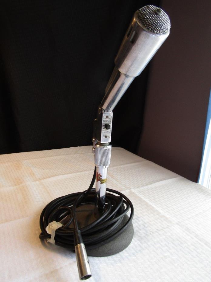 Electro Voice Model 664 tested working good condition stand & cable included