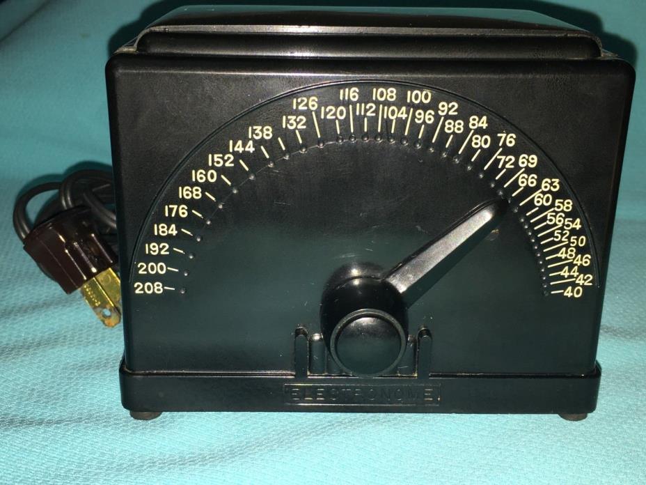 Vintage Art Deco Franz Electric Metronome Model LM - 3