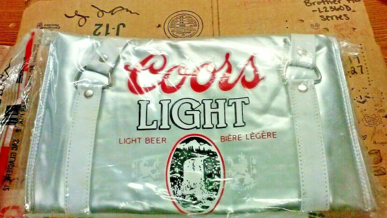 COORS LIGHT COLLAPSABLE COOLER 12 PACK BRAND NEW