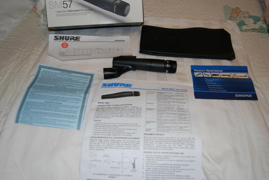 SHURE SM 57 Instrument Microphone
