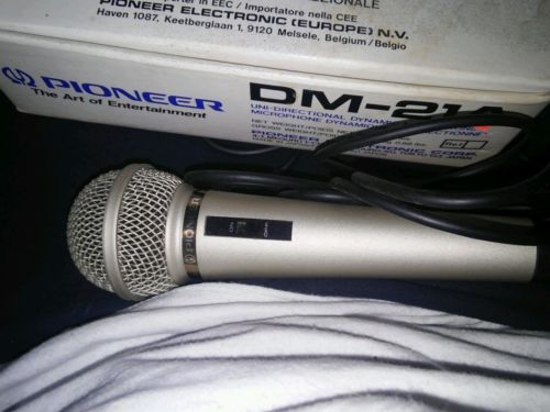 Pioneer DM-21A Uni-Directional Dynamic Moving Coil Microphone Made In Japan