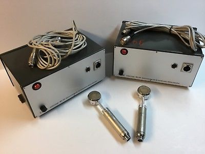 PAIR! Vintage Gefell - RFT MV201 - Tube Microphone with AEG K67 LDC