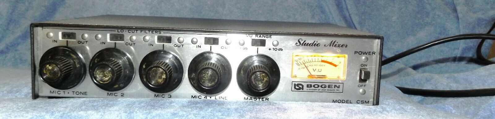 Bogen Model CSM Mixer-Preamplifier--Used---Partially Tested