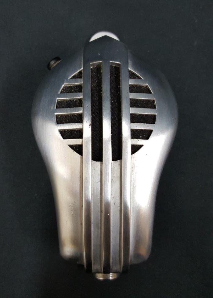 Vintage 1950's Turner Dynamic Satin Chrome Microphone