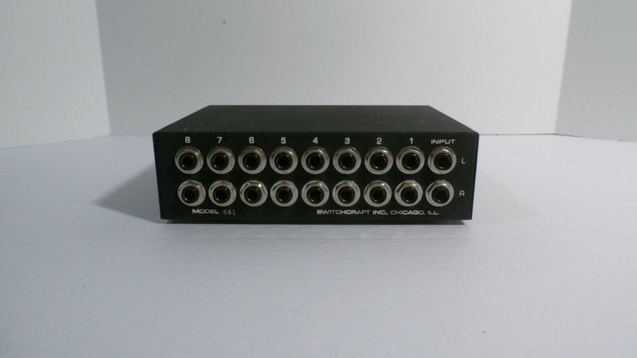 SWITCHCRAFT model 641 Sound Control Center SWITCH CRAFT - New Old Stock