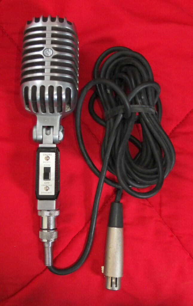 Vintage SHURE 55SW Dynamic Microphone ~ Refurbished ~ Working