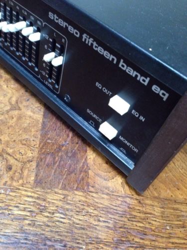 Vintage MXR 127 - Dual Fifteen Band Graphic EQ  - Blackface Rack Classic!