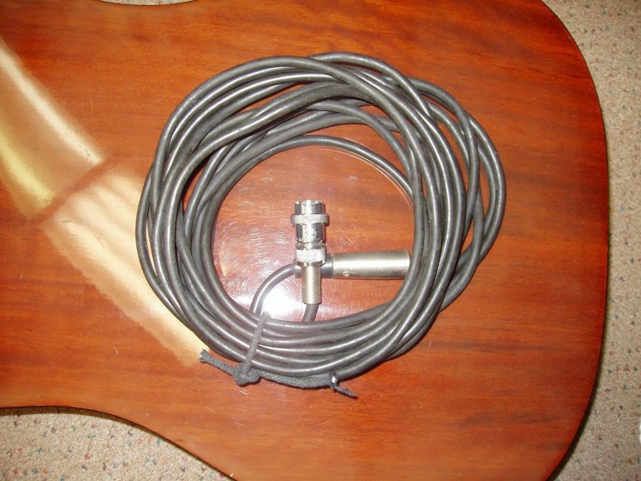 Shure 4 Pin Amphenol Microphone Cable ...25 Ft.  PE55...545S..Unidyne III
