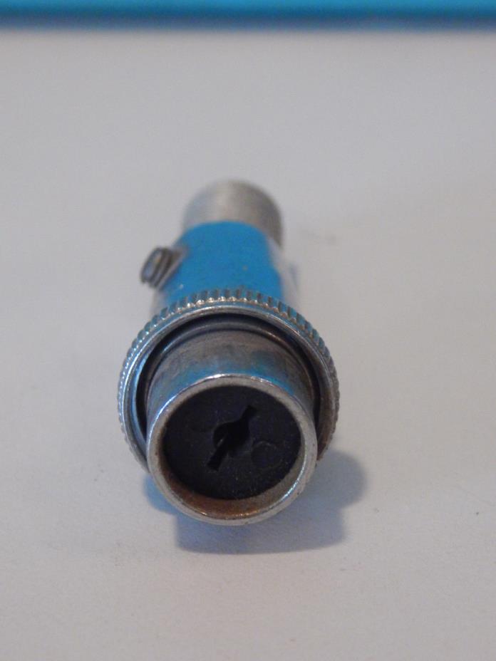 Vintage 1960S Microphone 1 Pin Female Amphenol connector Shure Electro Voice Old