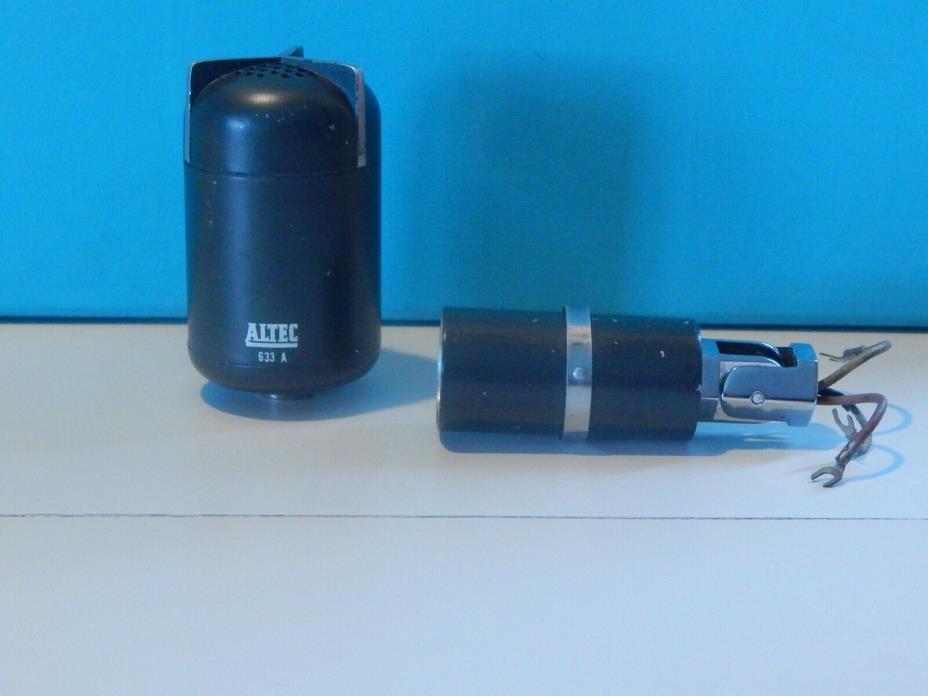 Vintage 1950S Altec 633A Microphone And 311-A Plug Strong Output Shure Turner