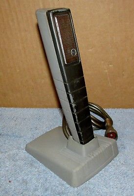Vtg ELECTRO VOICE EV 727 Ceramic Microphone Mic w/417 Stand Harp/Harmonica J718