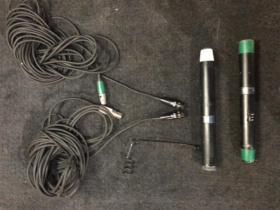 TWO Audio Technica AT853 condenser my microphone with AT8505 power suppy