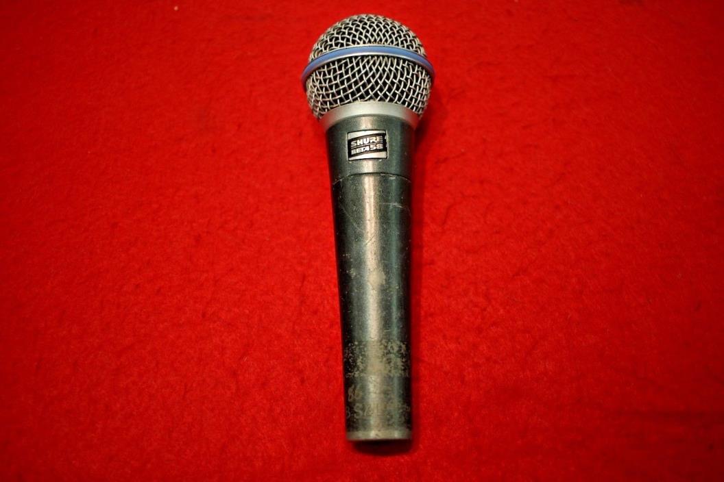 Vintage Rare 1980's Shure Beta 58 Microphone & Cable