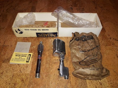 Astatic Model 77 Cardioid Multi-impedance Dynamic Mic Microphone w/original box