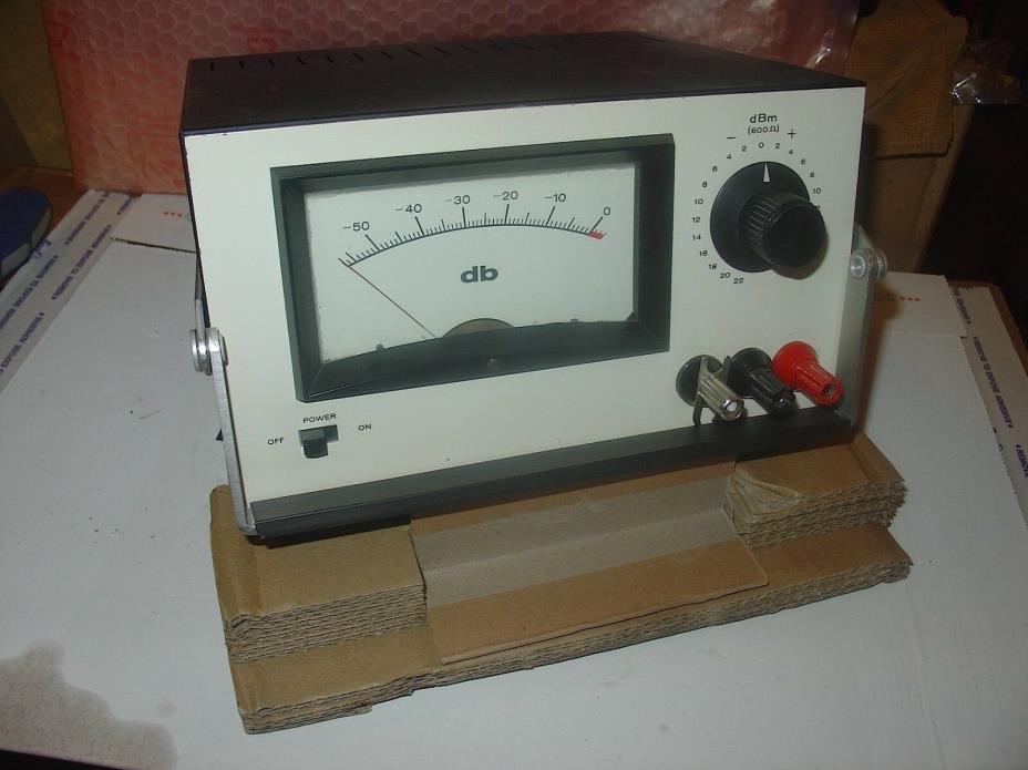 CBS Labs Model 600 Wide Range Program Monitor - Audio Level Meter (Lab Grade)