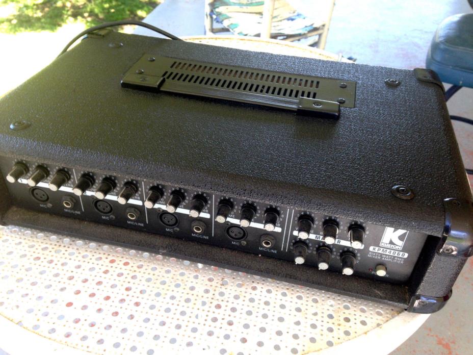 Vintage Amplifier Mixer 4 line USA Kustom KPM 4060 60 Watt custom works / clean