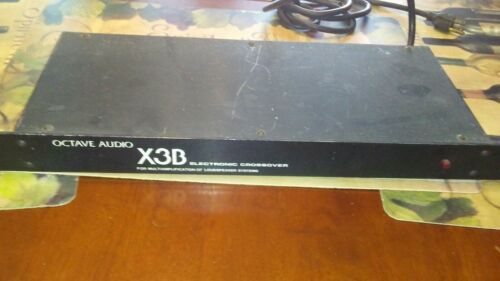 OCTAVE AUDIO X3B VINTAGE ELECTRONIC CROSSOVER WORKS GREAT