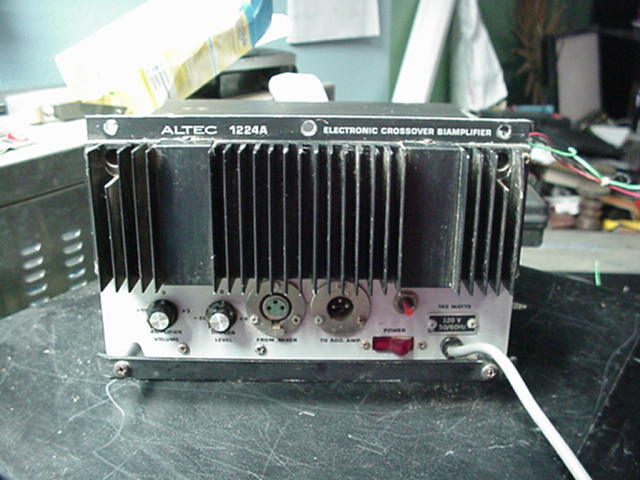VINTAGE ALTEC LANSING 1224A ELECTRONIC CROSSOVER BIAMPLIFIER