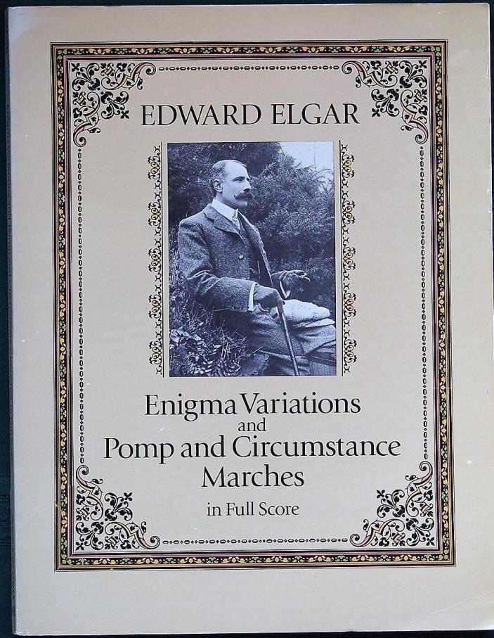 Elgar's Enigma Variations - Pomp & Circumstance - Study Score Sheet Music Book