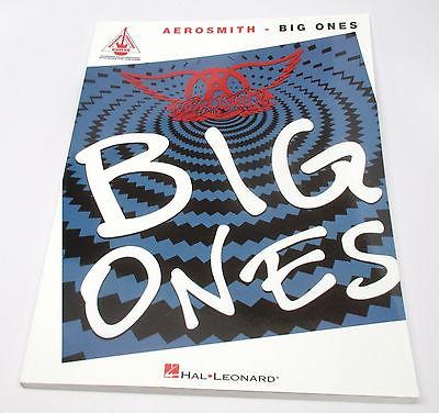 Aerosmith: Big Ones (1995, Paperback) 15 Hit Songs - Guitar Recorded Versions