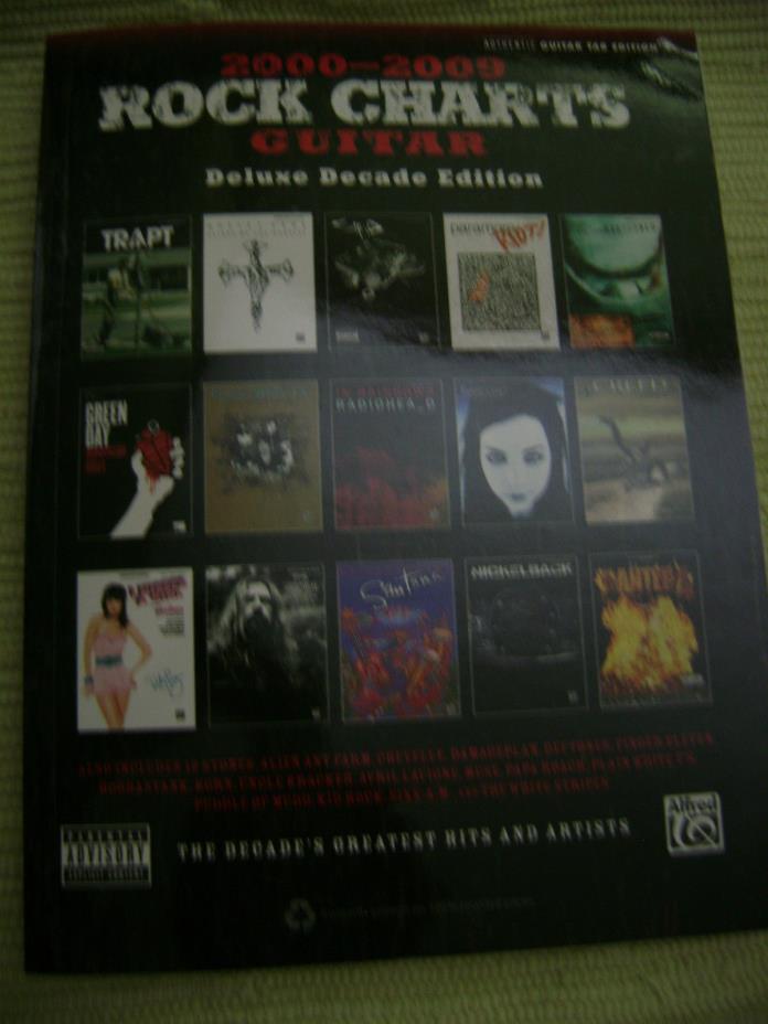 Rock Charts Guitar 2000-2009 - Deluxe Decade Edition (Alfred Music Publishing)