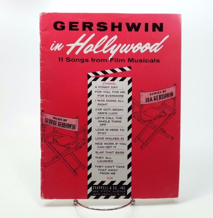Gershwin In Hollywood 11 Songs From Film Musicals 1987 Chappell & Co. Inc.