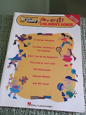 Favorite Children's Song 2nd Edition - Hal Leonard Organs Pianos etc 31 songs