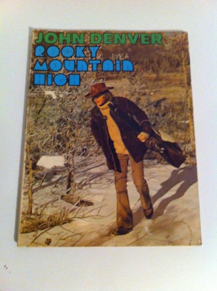 John Denver Songbook Rocky Mountain High Sheet Music W/ Photos of John Denver