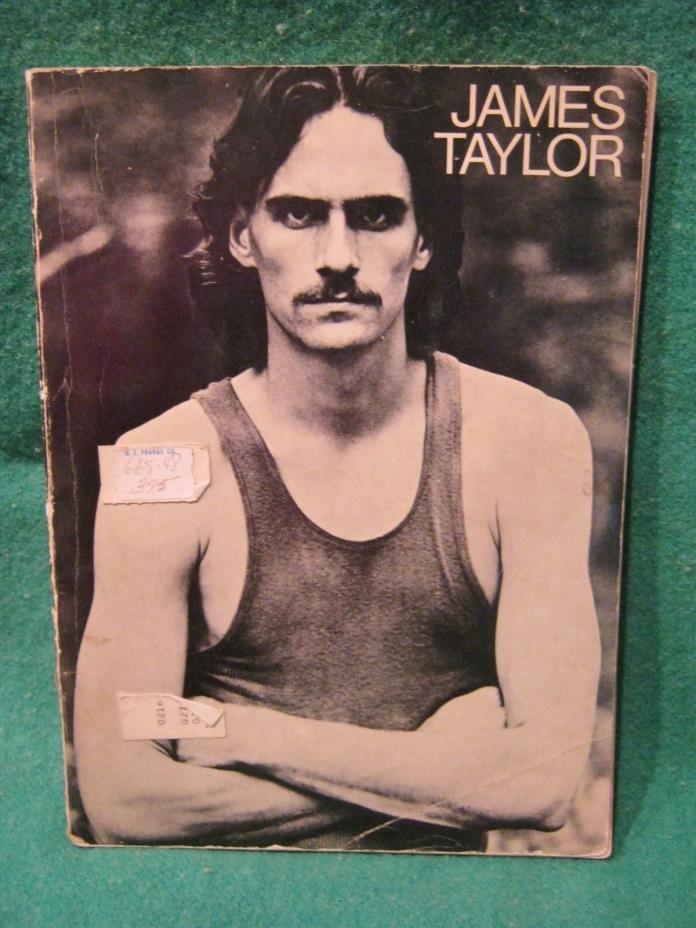 1971 JAMES TAYLOR Music Song Book with Pictures AMSCO Music Pub Co