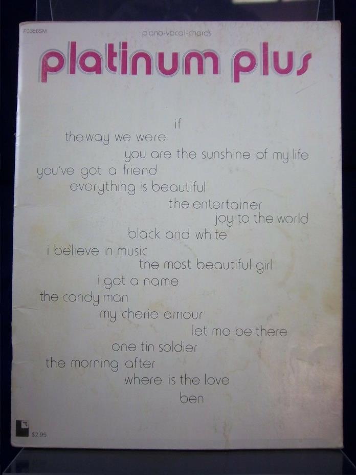 Platinum Plus-Piano, Vocal, Chords; 1974; A PB 161118